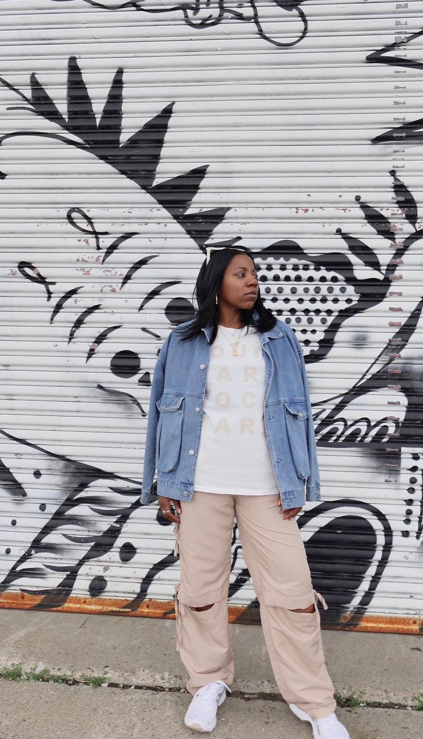 Knee Cut-Out Cargos Pants